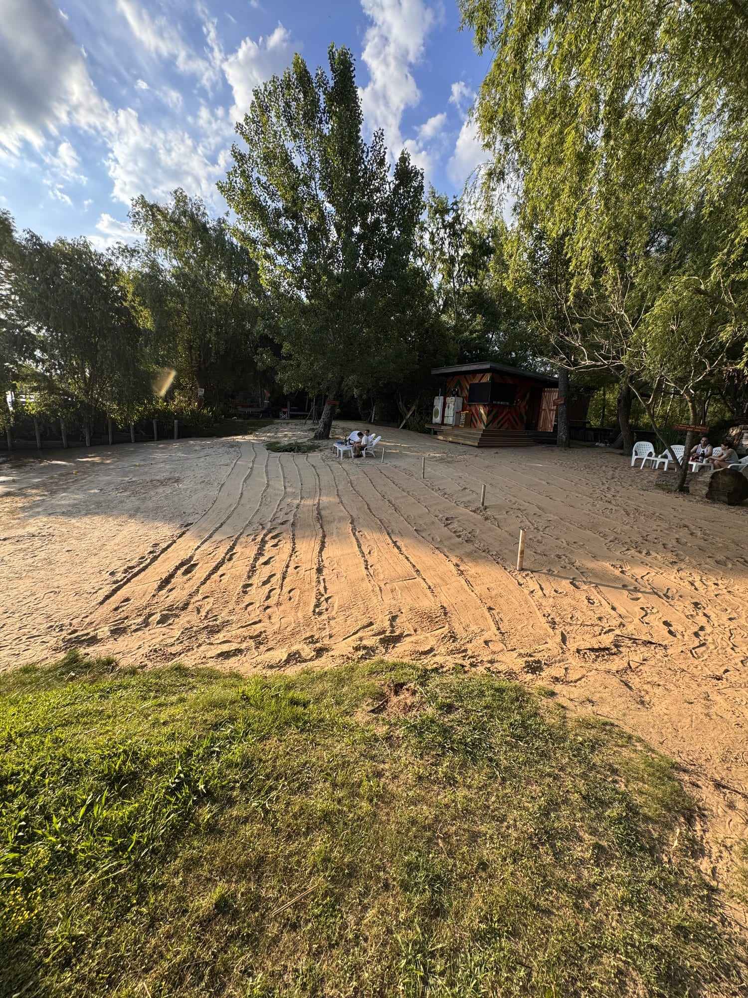 El parque del complejo.